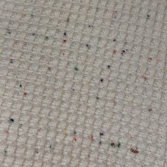 Ella Mare (Anthropologie) long sleeve v neck waffle tee - Picture 3 of 7